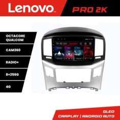 Navigatie Hyundai H1 Starex 2016- Lenovo Kit-H1 8 core QLED 2K 8+256 360 Android Waze USB Navigatie Internet Youtube Radio CarStore Technology