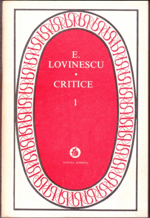 AS - E.LOVINESCU - CRITICE (1,2,3 VOL)