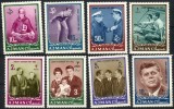 Ajman 1964 - Kennedy, personalități, serie dantelata neuzata