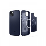 Husa iPhone 14 Spigen Mag Armor MagSafe Navy Blue