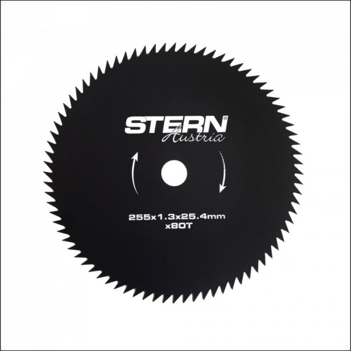 STERN. Cutit cu 80 dinti pentru motocoase 255x1.3x25.4 mm