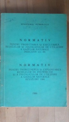 Normativ pentru proiectarea si executarea retelelor si instalatiilor de utilizare a gazelor naturale foto