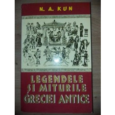 Legendele si miturile Greciei Antice- N. A. Kun
