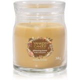 Yankee Candle Glistening Leaves lum&acirc;nare parfumată Signature 368 g