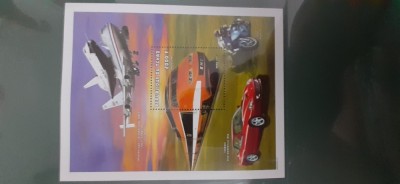 Ciad-Transport,locomotive ,trenuri- colita-nestampilata MNH (T4) foto