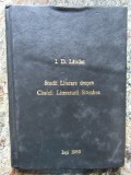 STUDII LITERARE DESPRE CLASICII LITERATURII ROMANE - I. D. LAUDAT AUTOGRAF