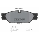 Set placute frana TEXTAR 2390801