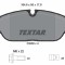 Set placute frana TEXTAR 2390801