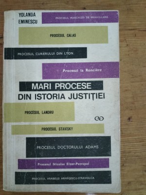 Mari procese din istoria justitiei-Yolanda Eminescu foto