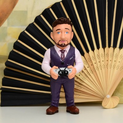 Figurină AI Personalizată, Pictată Manual, 15 cm foto