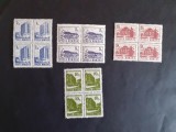 1991 - Hoteluri si cabane ( Uzuale) I - LP1257 ( bloc de 4)