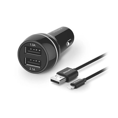 INCARCATOR AUTO DUAL USB ULTRA-RAPID PHILIPS EuroGoods Quality foto