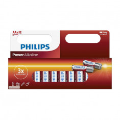 Pachet de 12 - AA R3 Philips Power Alkaline-Conținutul pachetului 1x Blister