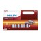 Pachet de 12 - AA R3 Philips Power Alkaline-Conținutul pachetului 1x Blister