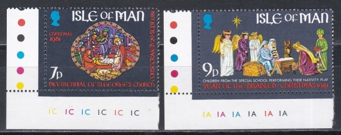 Isle of Man 1981 - Timbre de Crăciun, MNH
