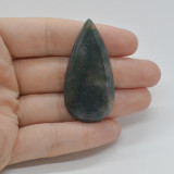 Cabochon agat moss 48x24x7mm c45