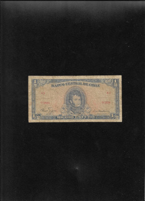 Chile 1/2 0.50 medio escudo 1962 seria113534 foto