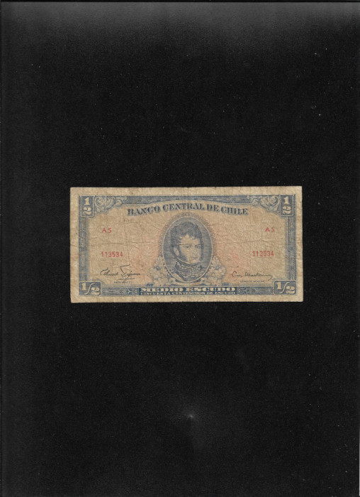 Chile 1/2 0.50 medio escudo 1962 seria113534