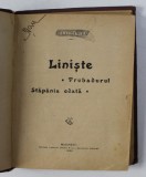 LINISTE - TRUBADURUL/ STAPANIA ODATA de DELAVRANCEA , 1922