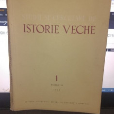 STUDII SI CERCETARI DE ISTORIE VECHE NR.1 , TOMUL 19/1968