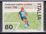 Italia 1980 - Campionatul European de Fotbal - Italia, MNH, Nestampilat