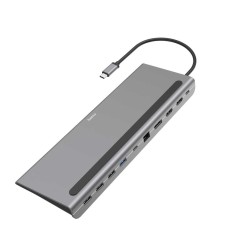 Docking station, Hama, USB-C 3.2, Gri