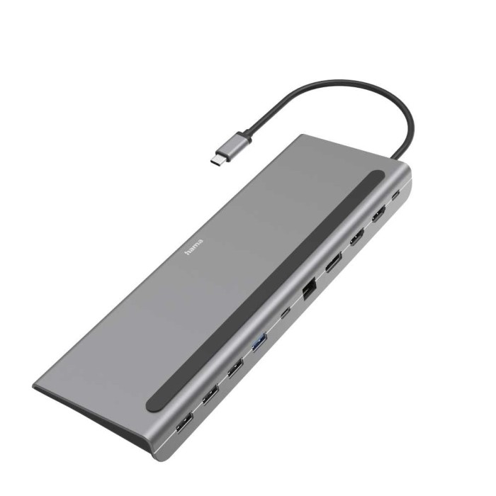 Docking station, Hama, USB-C 3.2, Gri