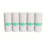 Set 5 Role de Hartie Termica Autocolanta, Flippy, pentru Mini Imprimanta Foto Portabila, Alb