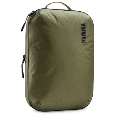 Saculet de depozitare Thule Compression Packing Cube mediu, kaki foto
