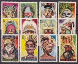 Guineea 1965 masti MI 274-285 MNH, Nestampilat