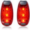 Set 2 Stopuri Spate Bicicleta Dactylion, 3 Moduri, Impermeabil, Gri, 5.5x3x1.5cm, Accesorii Biciclete, Lumina LED Siguranta