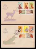 1961 Romania - 2 FDC Vanatoarea, LP 521