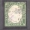 Italy Sardinia 1855 Definitives, King Viktor Emanuel II, 5c emerald, used AM.098