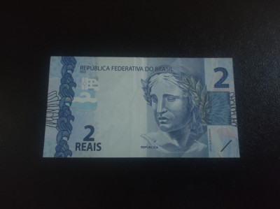 Bancnota 2 Reais 2010 Brazilia foto