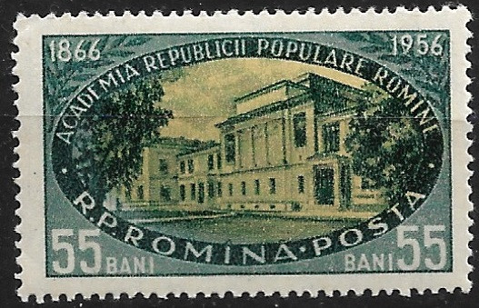 B0412 - Romania 1956 - Academia 1v.neuzat,perfecta stare