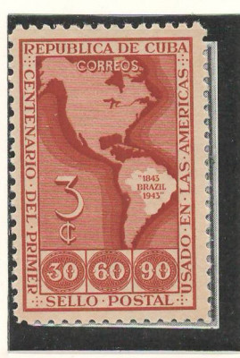 Cuba 1944 Mi 198 MNH - 100 de ani de timbre foto