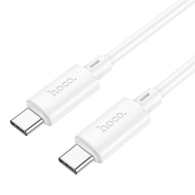Cablu incarcare si Transfer date HOCO X88, USB TypeC - TypeC, 60W PD, 1m, Alb foto