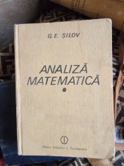 G. E. Silov - Analiza Matematica