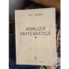 G. E. Silov - Analiza Matematica