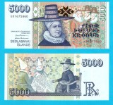 Islanda (pick 60) 5000 Kronur 2001 UNC serie: G01675860