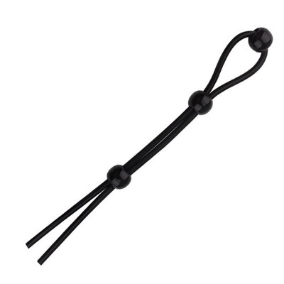 Inel penis Adjustable 3 Balls Black foto