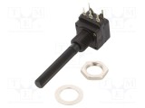 Potenţiometru axial 5k&Omega; 200mW THT 6mm PIHER mono cărbune