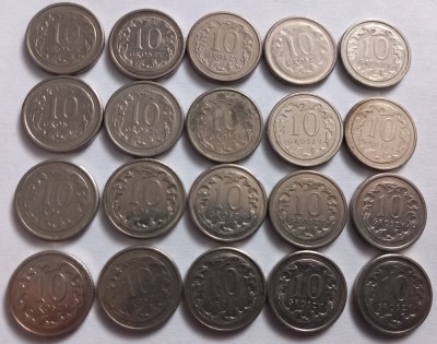 Polonia, Lot 10 Groszy foto