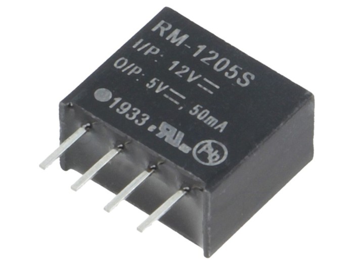 Convertor DC/DC 5V 50mA SIP4