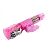 Vibrator Rabbit MultiSpeed Baile cu Bile Rotative, 25.5x4 cm, Orion