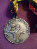 Medalie Handbal XX-lea Turneu Internațional RDG 1977 Berlin