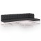 Set mobilier de gradina cu perne, 6 piese, lemn masiv pin