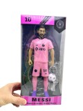 Figurina Messi fotbalist 22 cm echipament Inter Miami cu accesorii