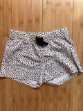 Set 2 perechi pantaloni scurti bumbac fata H&amp;M noi 4 ani!!, Bleumarin