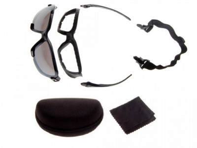 Ochelari moto, protectie UV cat. 3, toc inclus foto